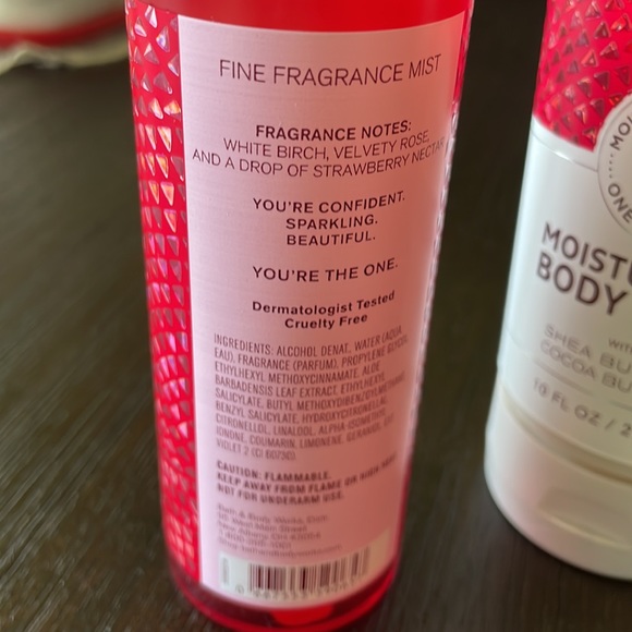 Bath and Bodyworks you’re the one moisturizing body wash & find fragrance mist! - Picture 10 of 13